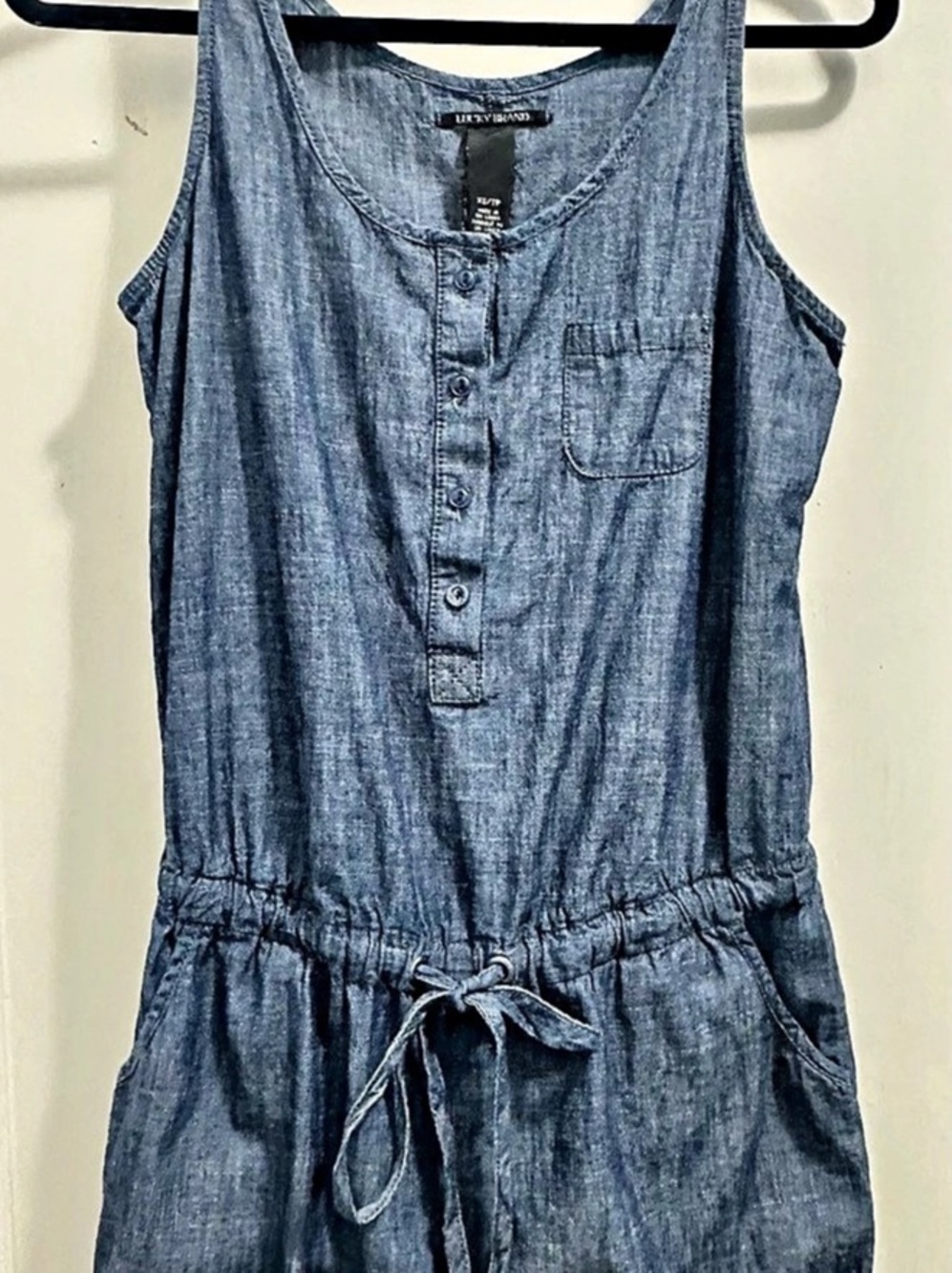 Lucky Brand Classic Blue Chambray Women’s Jumpsuits